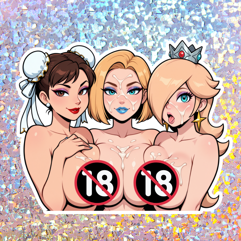 Chun-Li, Emma Frost, Rosalina Waifu Sticker