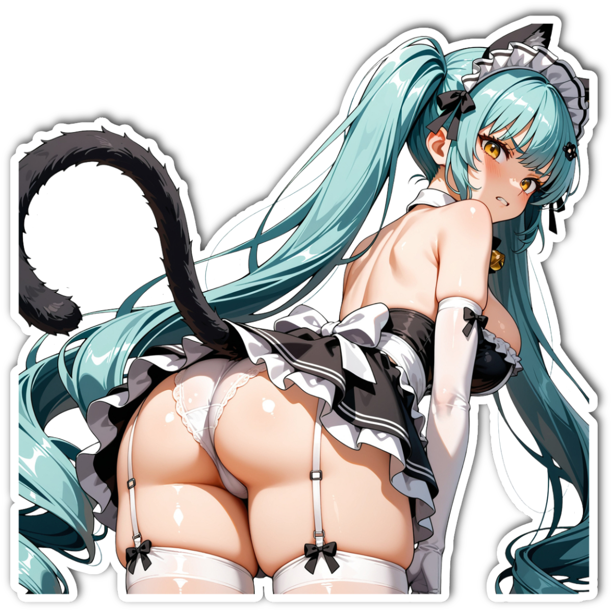 Privaty Unkind Maid Goddess Kawaii Waifu Sticker