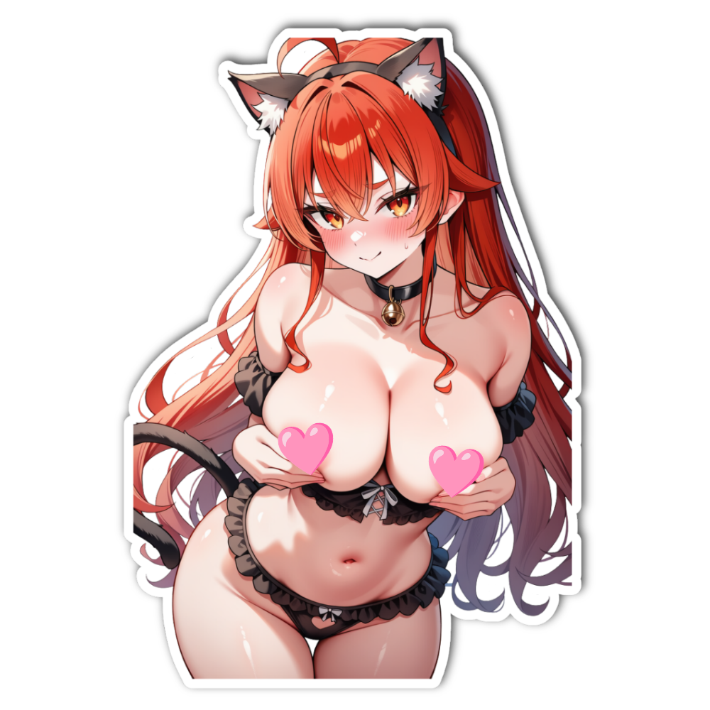 Eris Grayrat Sexy Cat Lingerie Waifu Sticker