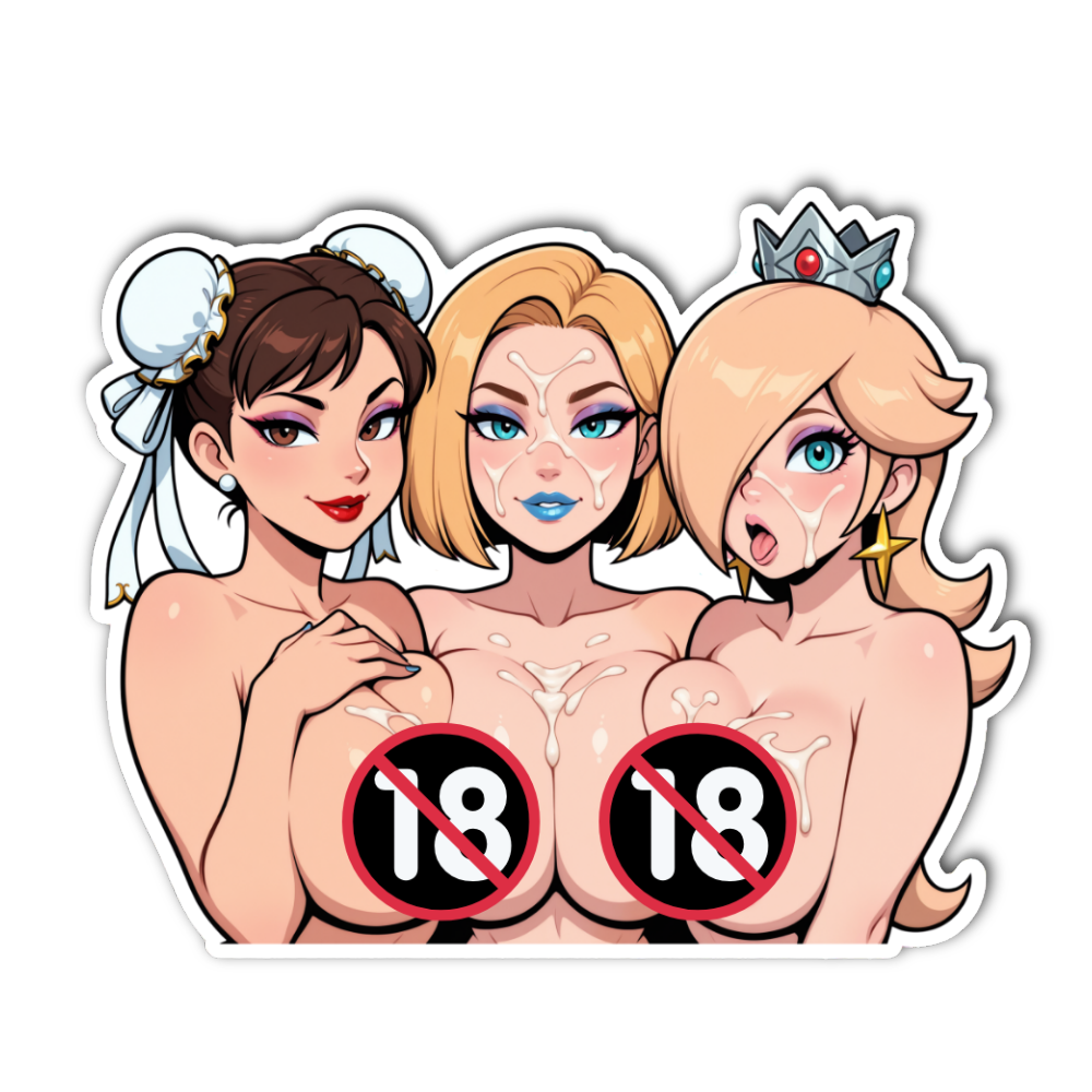 Chun-Li, Emma Frost, Rosalina Waifu Sticker