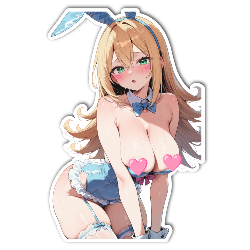 Dark Magician Girl Blue Bunny Suit Sticker
